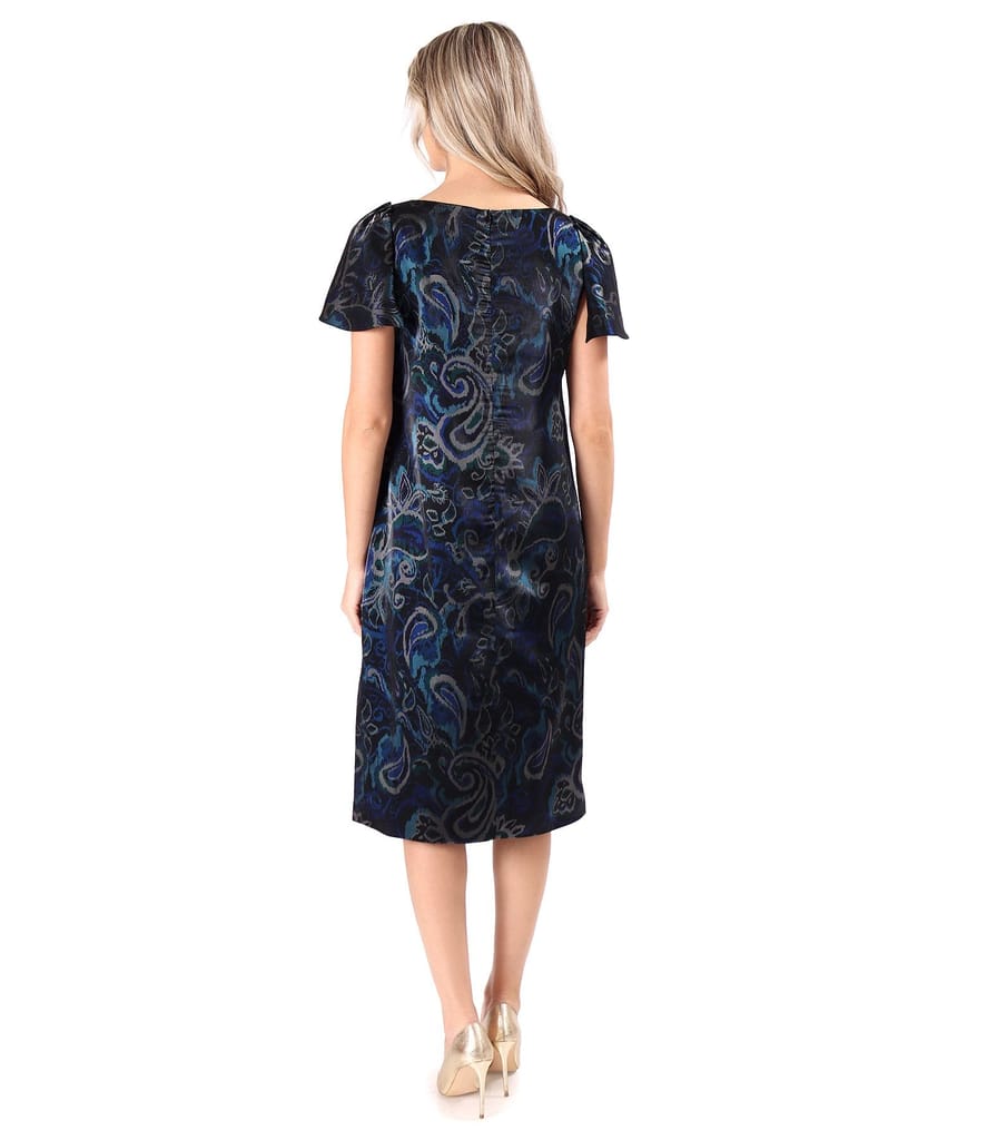 Rochie eleganta cu maneci ample scurte