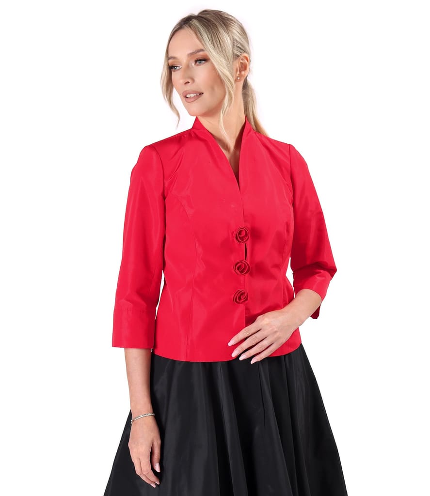 Sacou elegant din tafta usoara cu efect mat