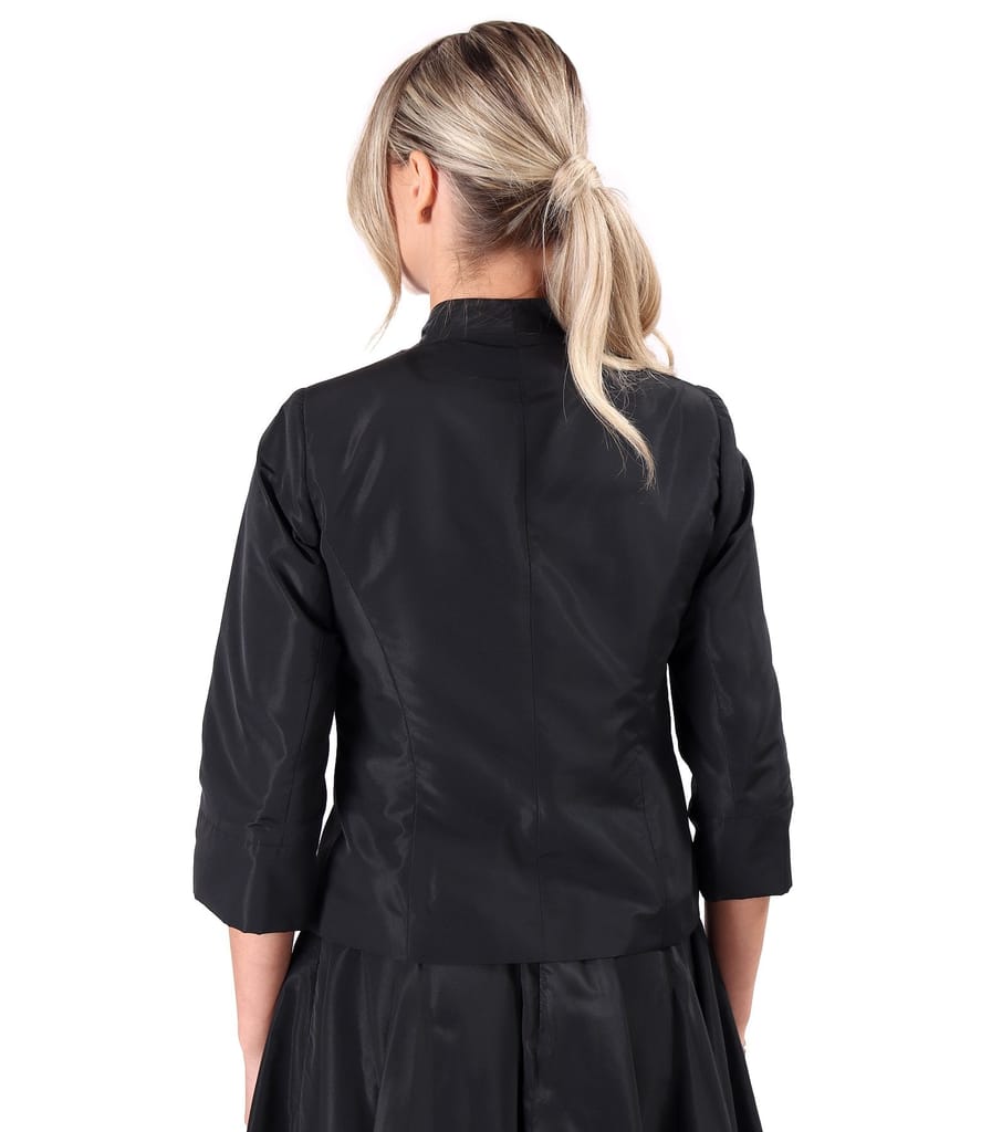Sacou elegant din tafta usoara cu efect mat