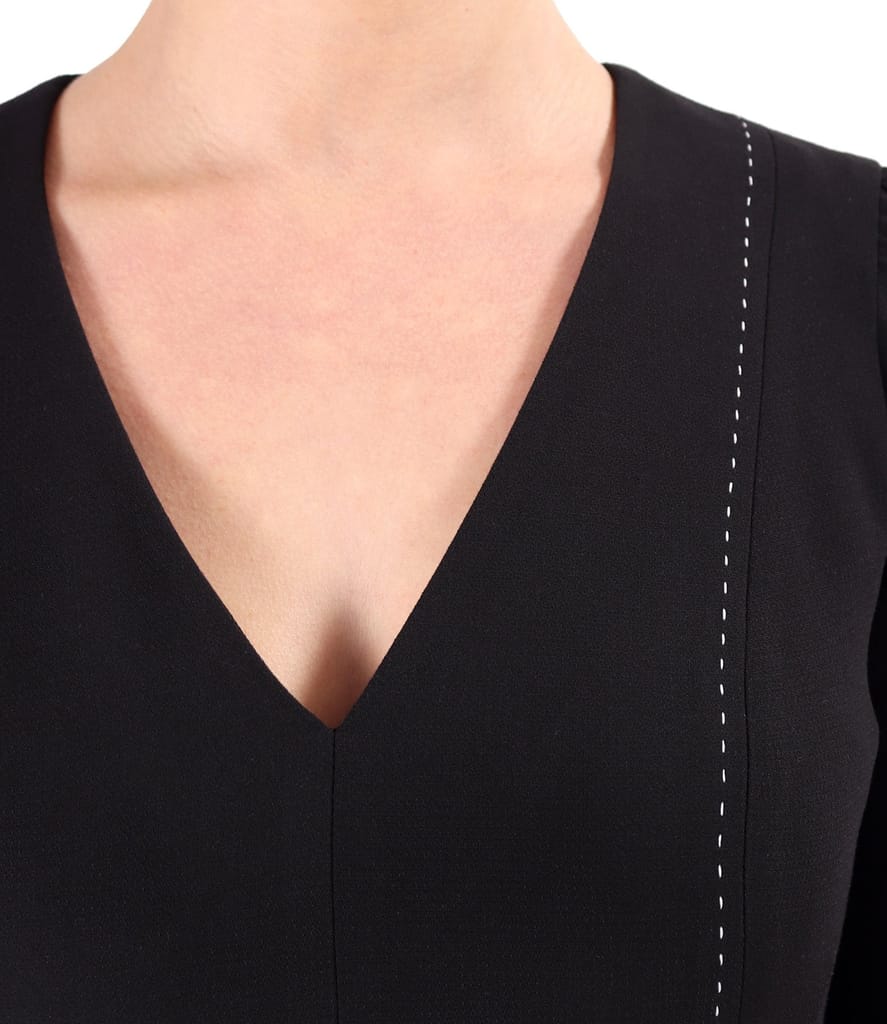 Rochie office clos din stofa elastica cu viscoza