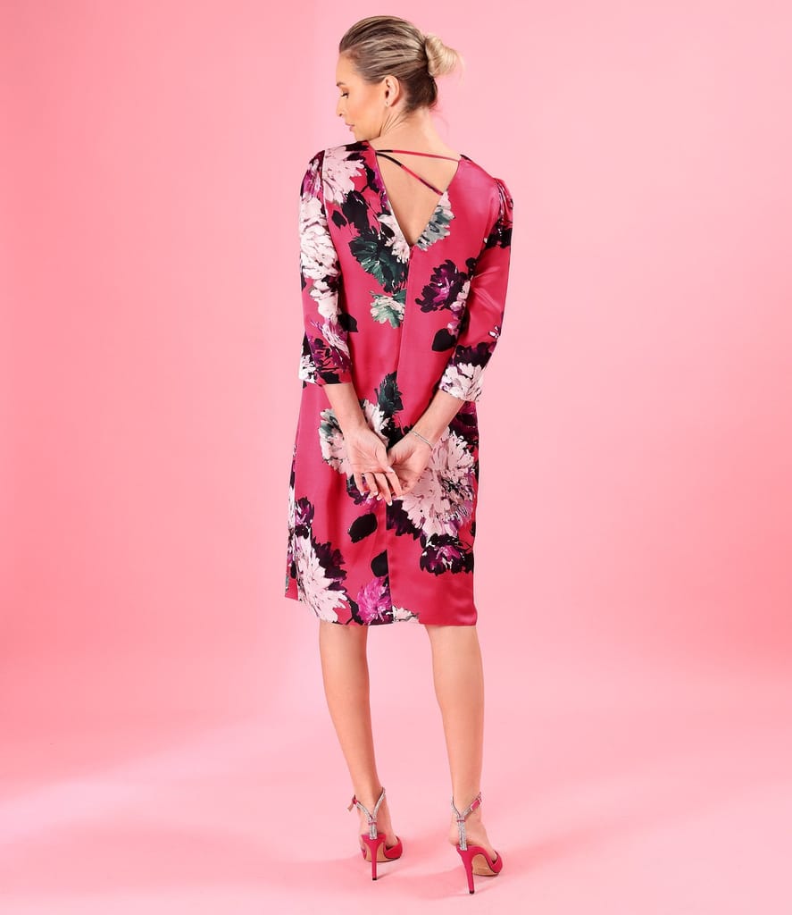 Rochie lejera din matase naturala cu decolteu adanc la spate