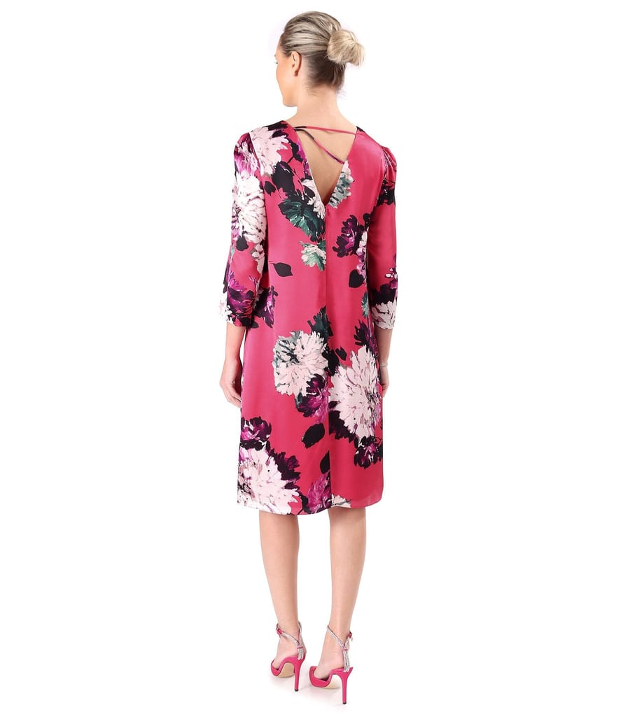 Rochie lejera din matase naturala cu decolteu adanc la spate