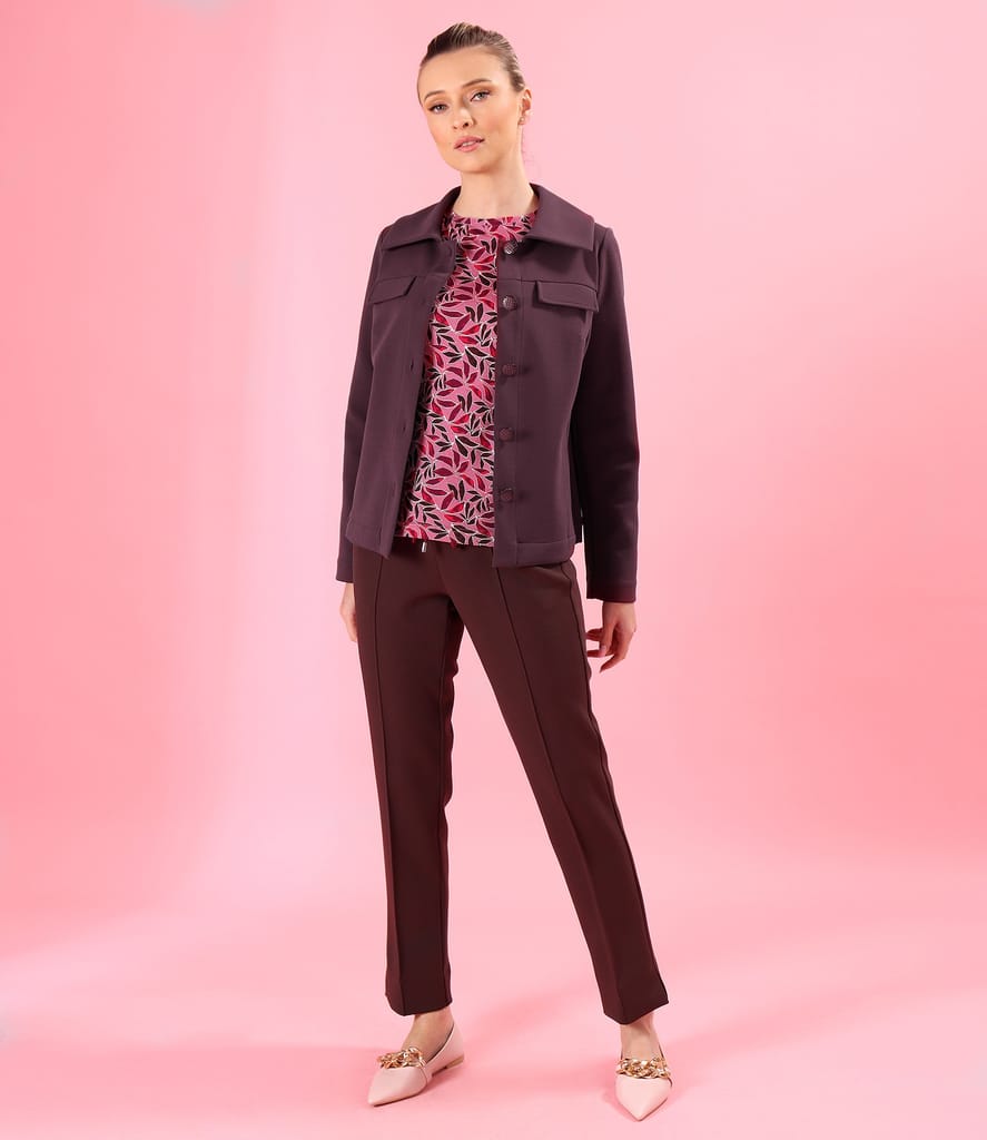 Sacou si pantaloni lejeri din stofa elastica