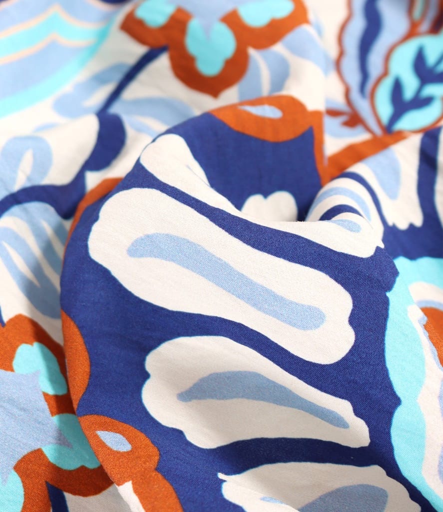 Rochie lunga din viscoza imprimata