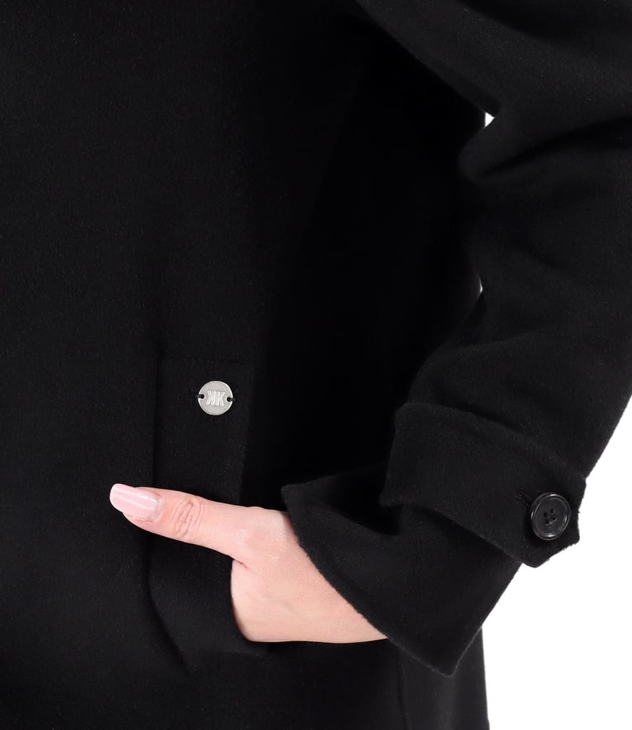 Jacheta scurta eleganta din stofa cu lana si casmir