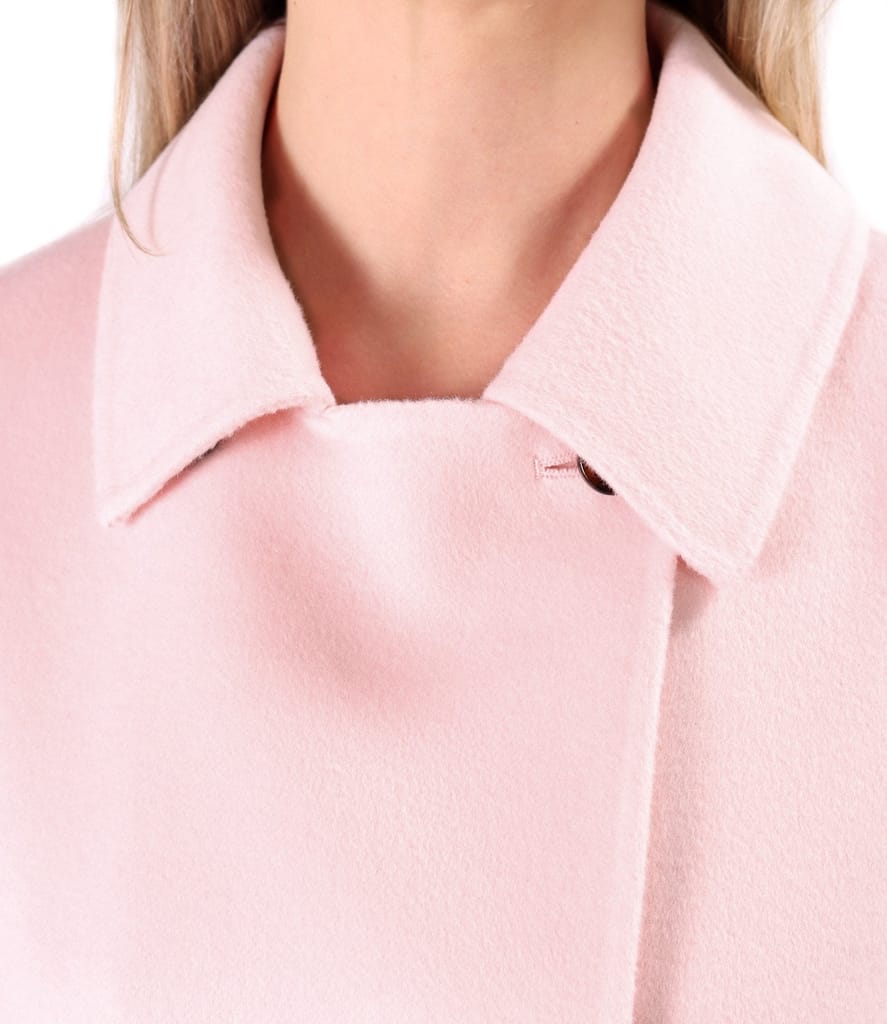 Jacheta scurta eleganta din stofa cu lana si casmir