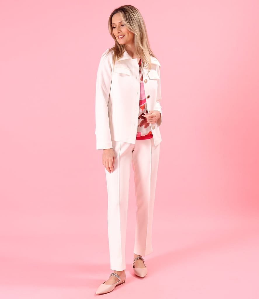 Sacou din stofa plina tip scuba cu bumbac