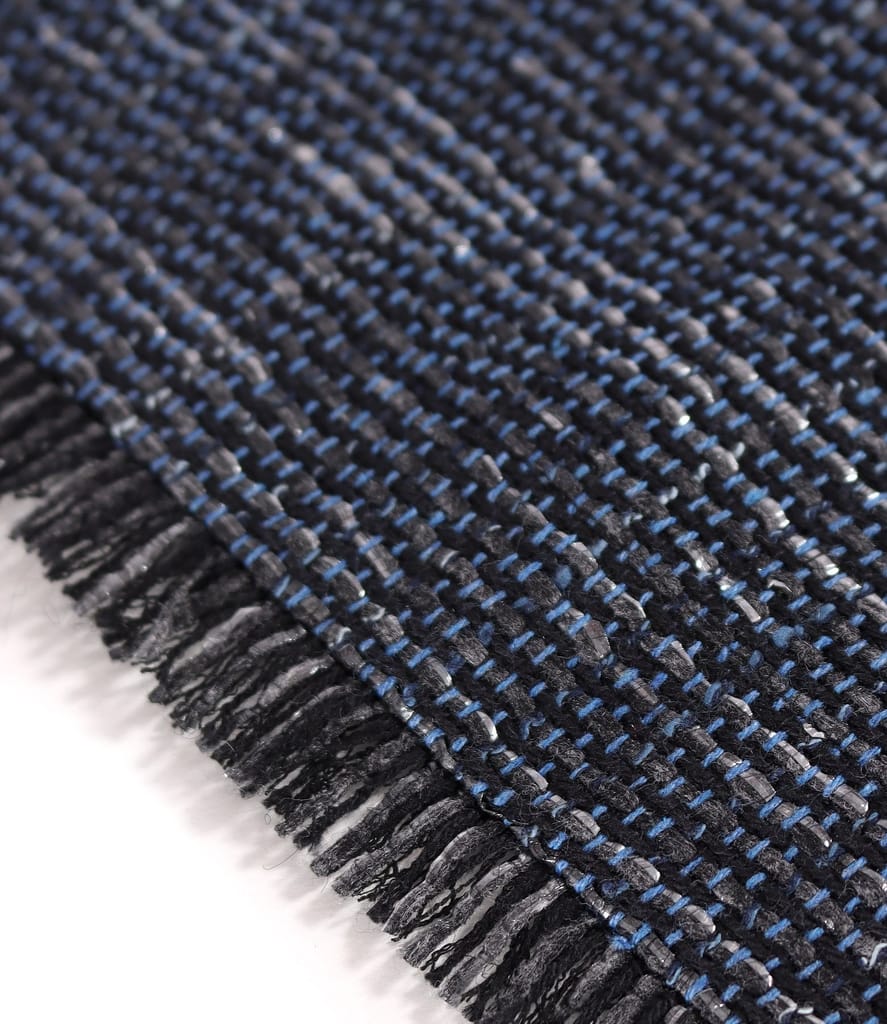 Fusta creion din bucle cu viscoza cu fir argintiu