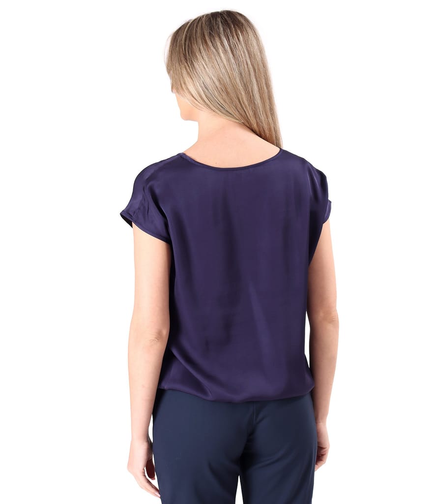 Bluza eleganta lejera din viscoza satinata