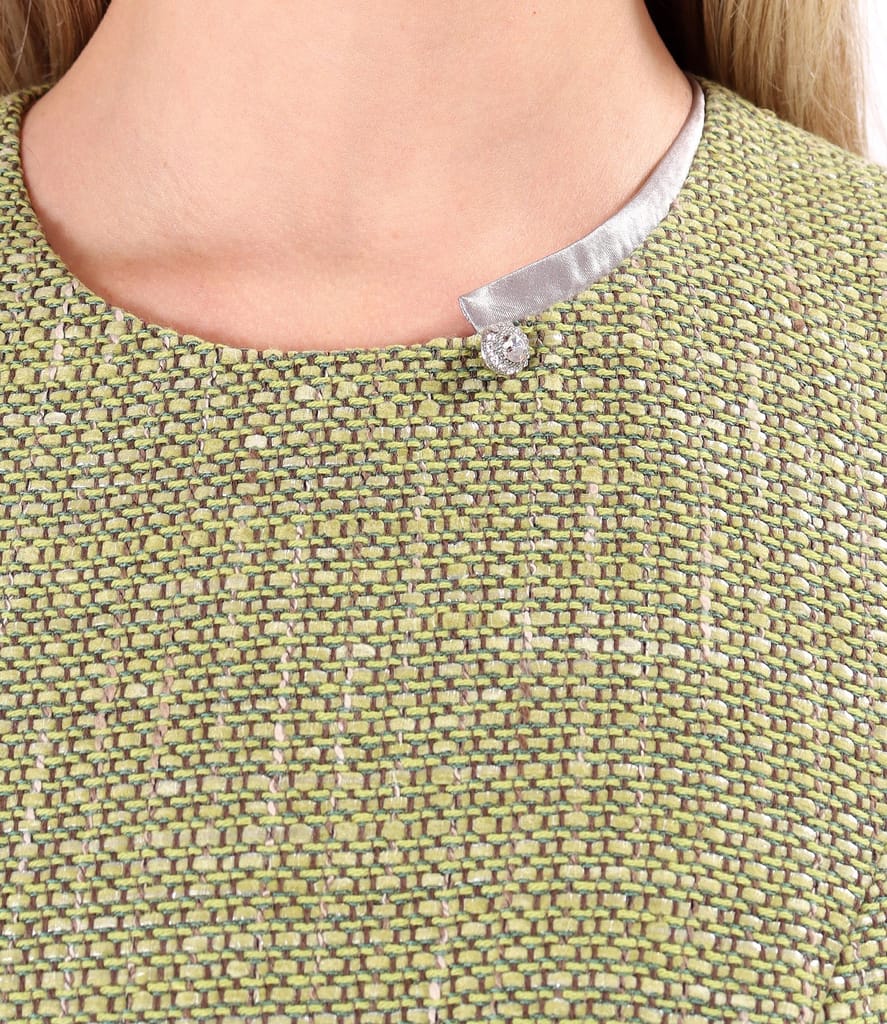 Rochie eleganta din bucle cu viscoza si fir argintiu