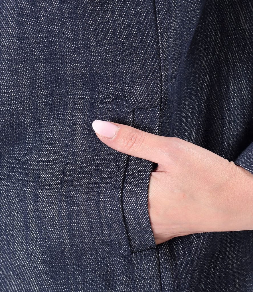 Sacou din bumbac tip denim