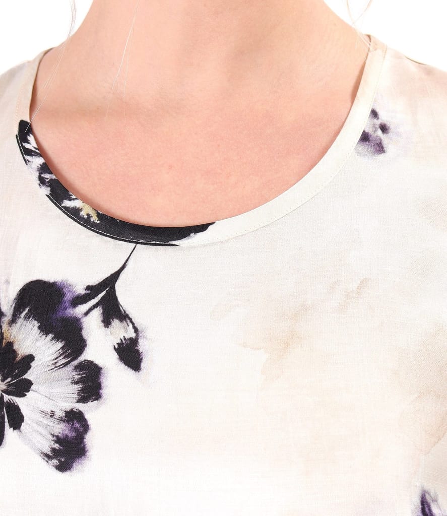 Rochie midi lejera din viscoza cu in