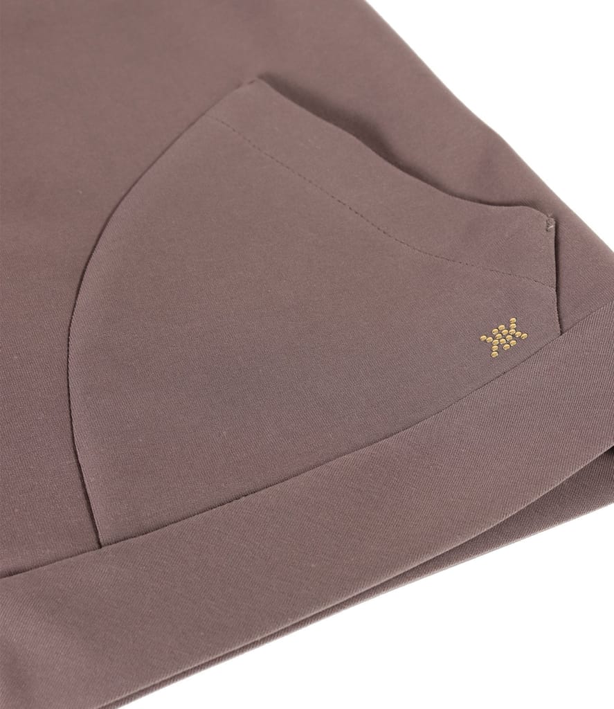 Bluza din stofa plina tip scuba cu bumbac cu fermoar pe fata