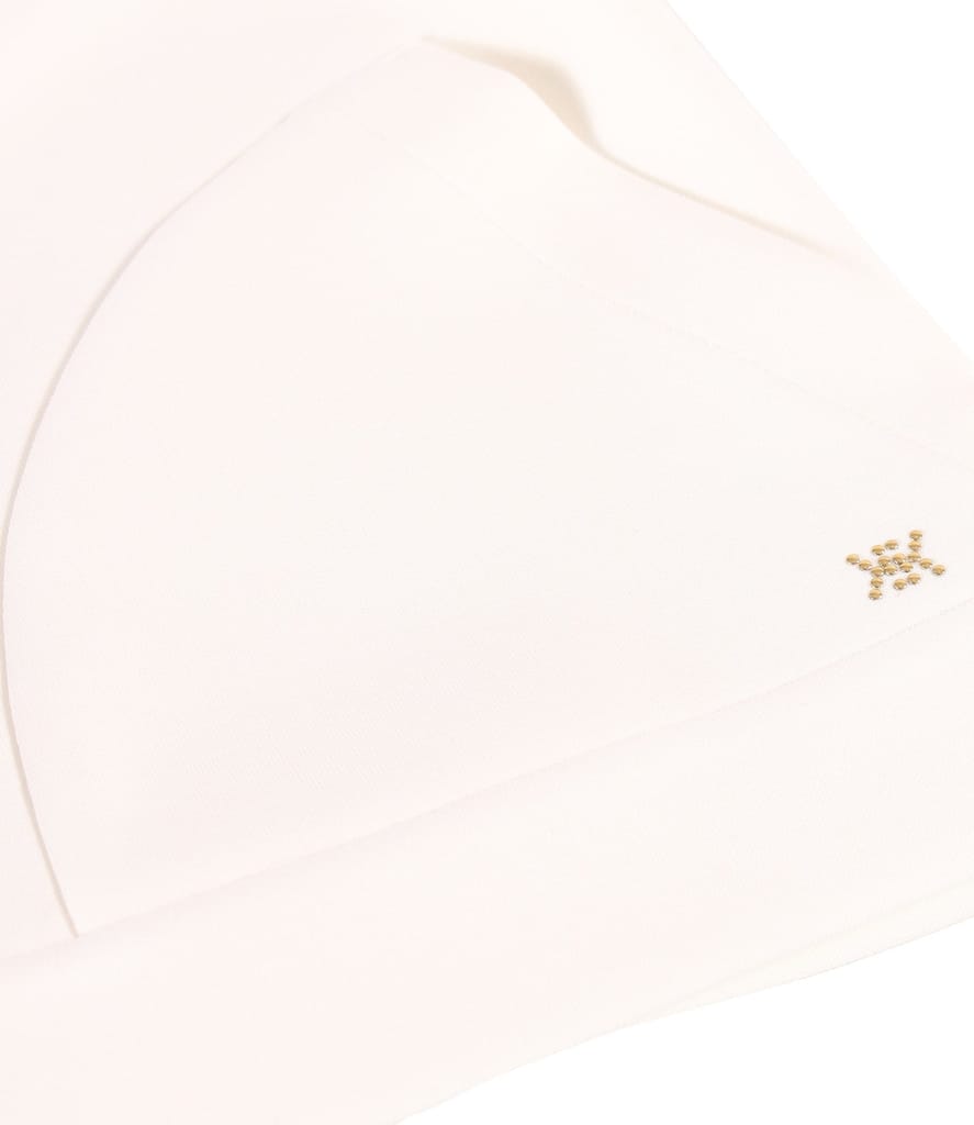 Bluza din stofa plina tip scuba cu bumbac cu fermoar pe fata