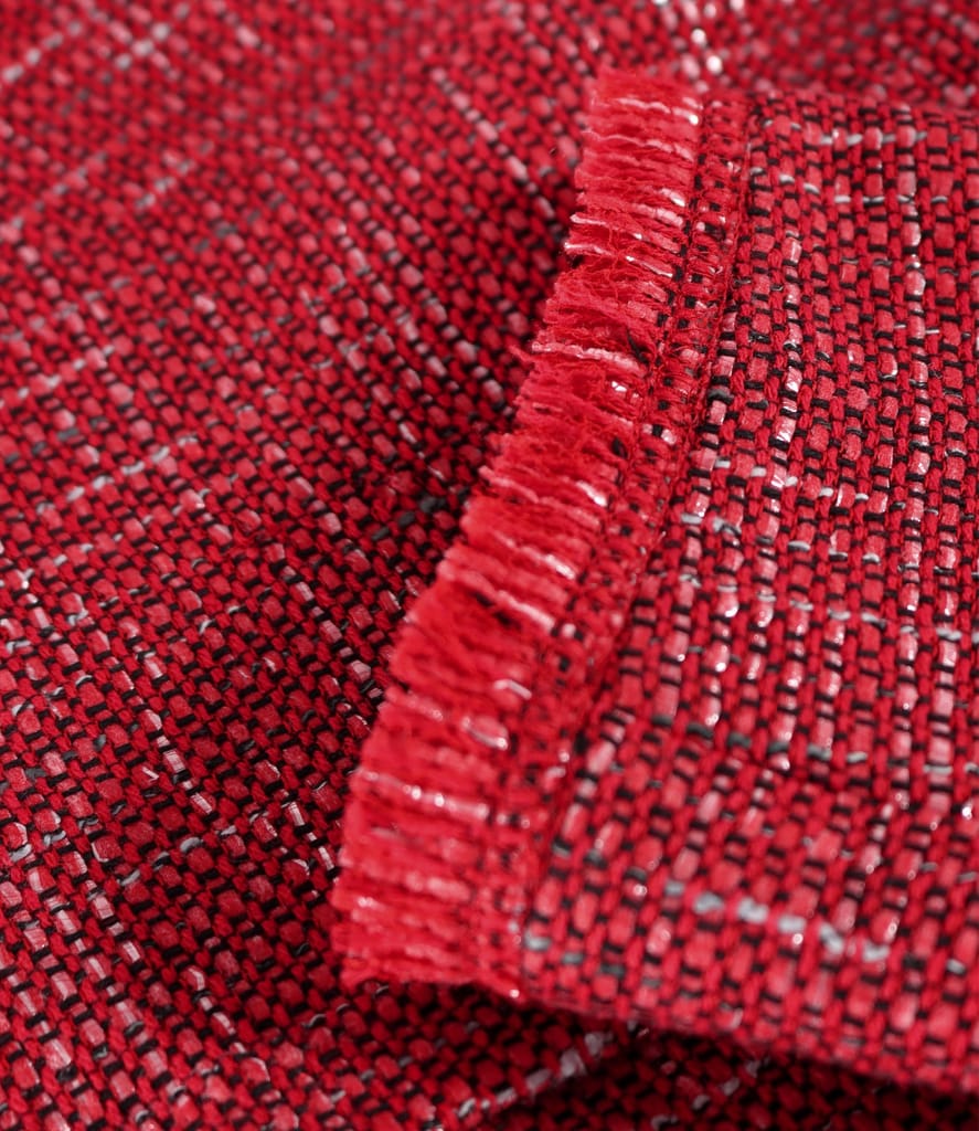 Sacou elegant din bucle cu viscoza si fir argintiu