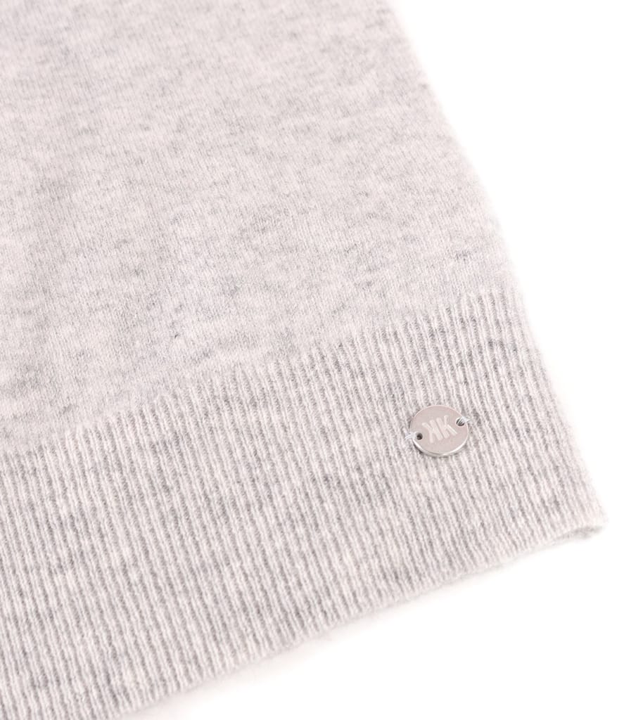 Cardigan tricotat din lana cu casmir cu nasturi pe fata