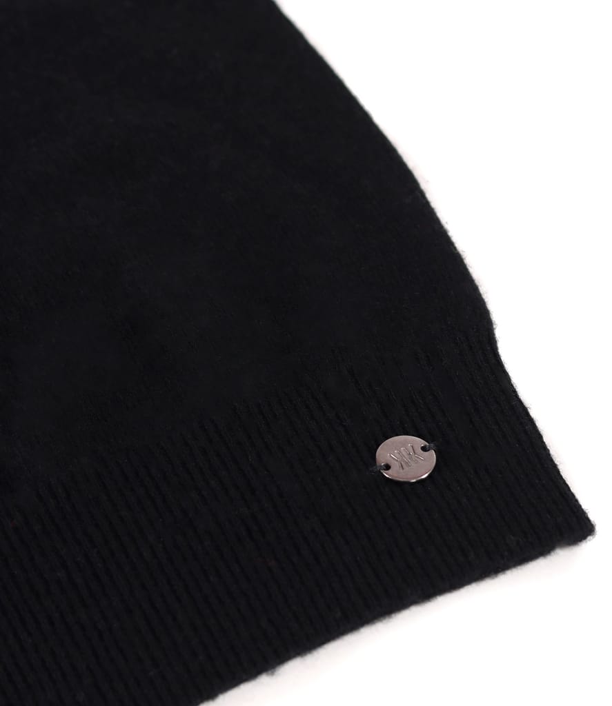 Cardigan tricotat din lana cu casmir cu nasturi pe fata
