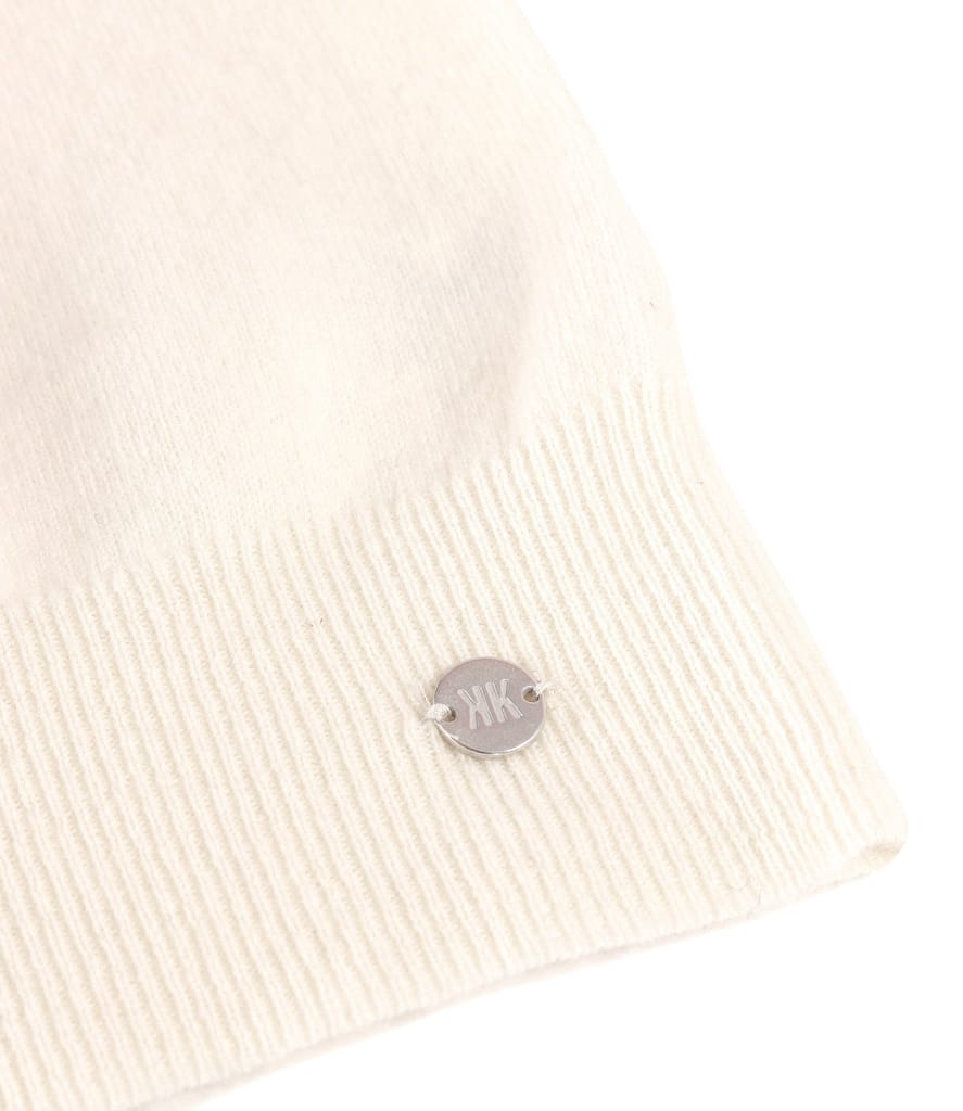 Cardigan tricotat din lana cu casmir cu nasturi pe fata