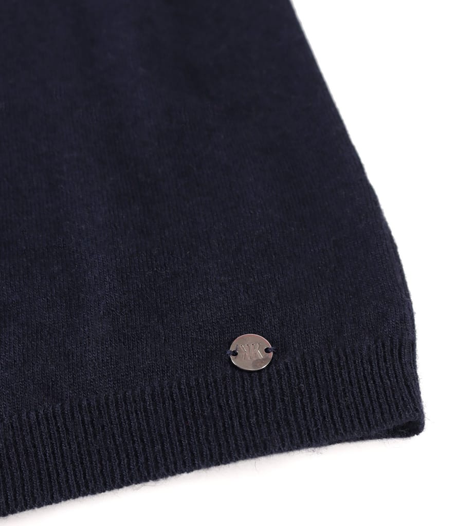 Cardigan tricotat din casmir cu matase natural si lana