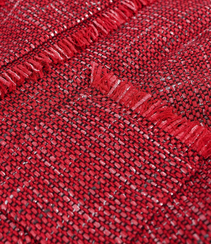 Sacou din bucle cu viscoza si bumbac cu maneci scurte