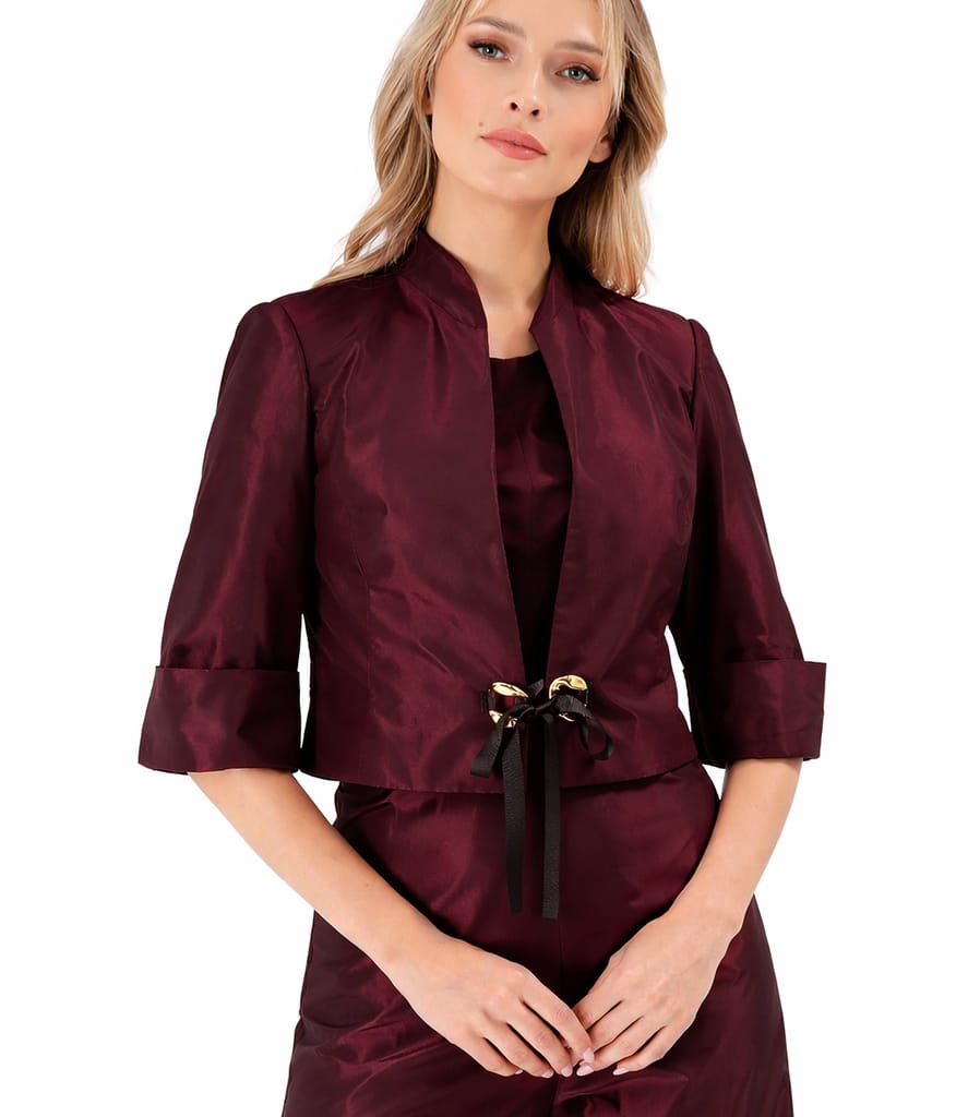Bolero elegant din tafta