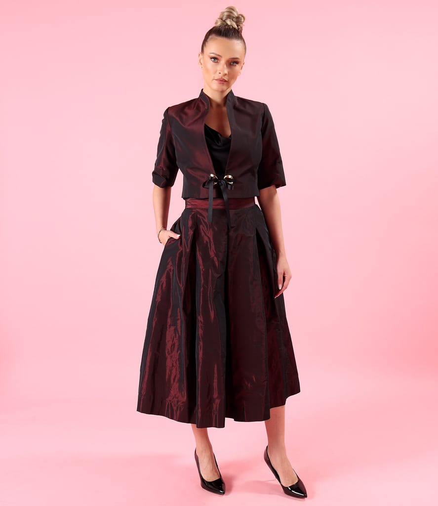 Bolero elegant din tafta