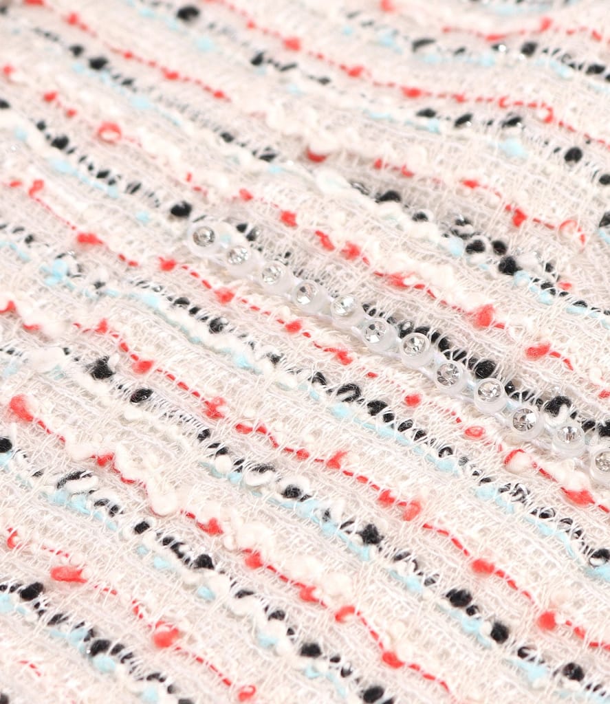 Sacou elegant din dantela cu bumbac decorat cu cristale