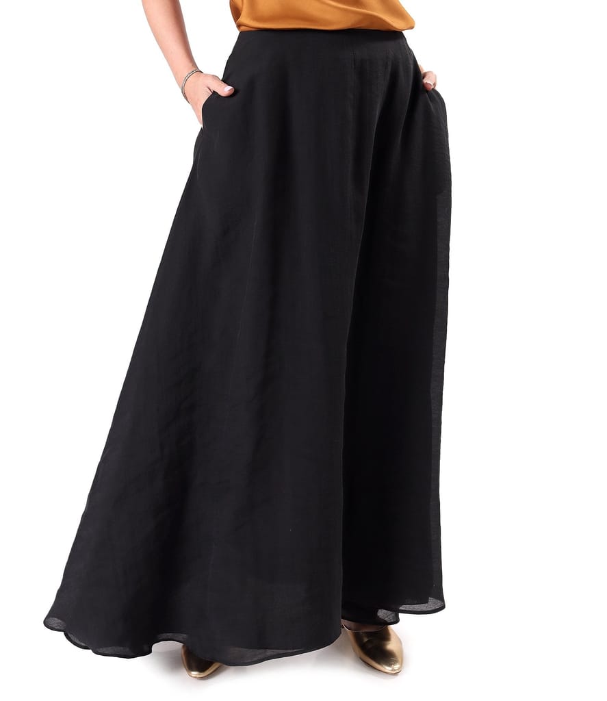 Fusta eleganta lunga din tencel