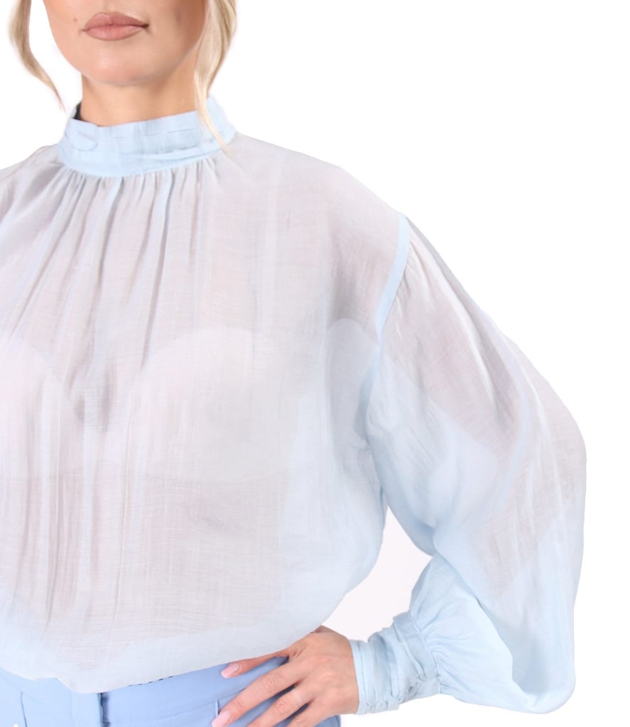 Bluza eleganta din Tencel cu maneci lungi