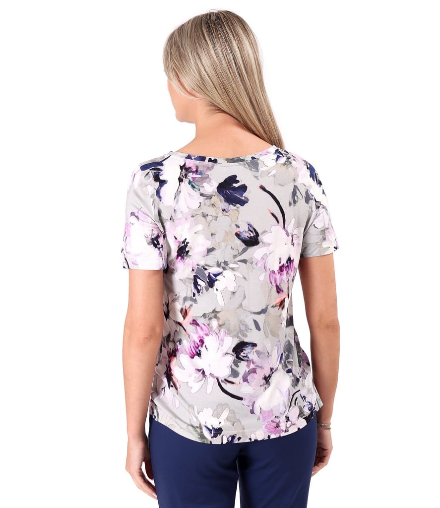 Bluza din jerse elastic cu snur in partea de jos