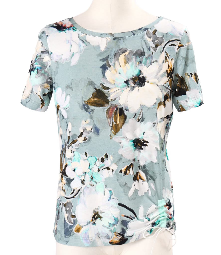 Bluza din jerse elastic cu snur in partea de jos