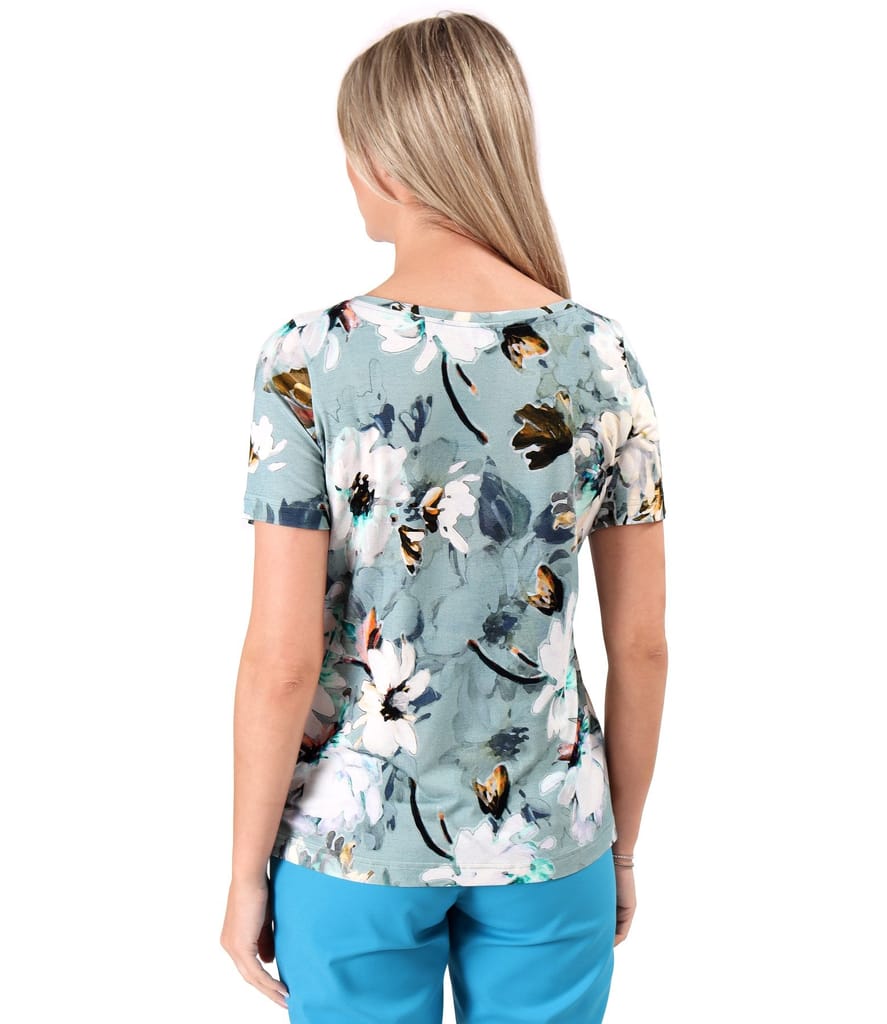 Bluza din jerse elastic cu snur in partea de jos