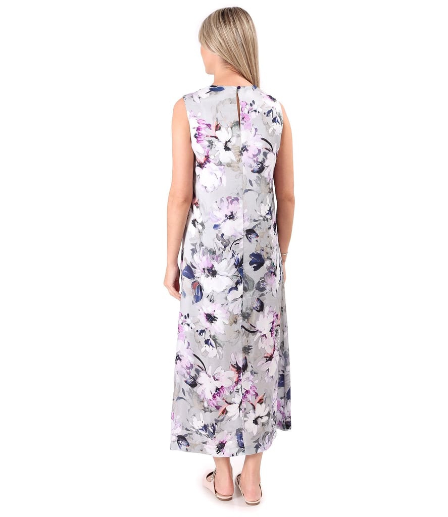 Rochie eleganta lunga din viscoza cu matase naturala