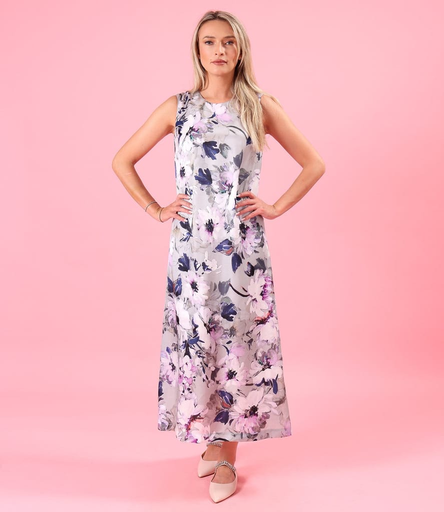 Rochie eleganta lunga din viscoza cu matase naturala