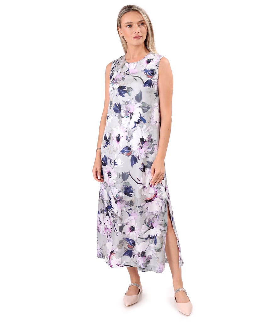 Rochie eleganta lunga din viscoza cu matase naturala