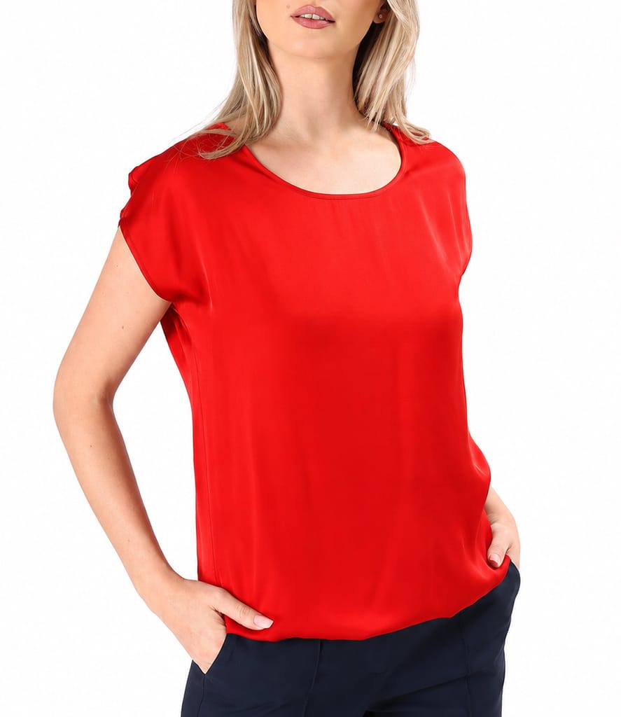 Bluza eleganta lejera din viscoza satinata