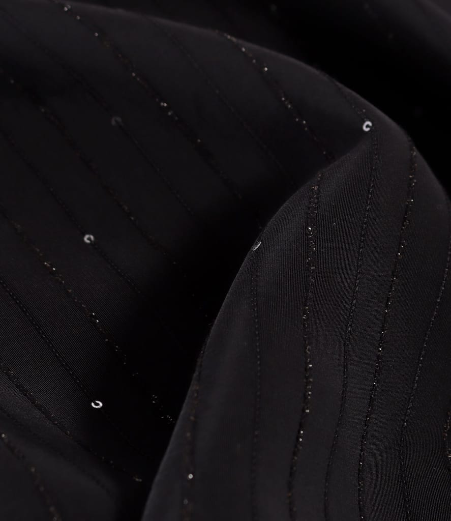 Rochie de seara din viscoza cu fir metalic si paiete