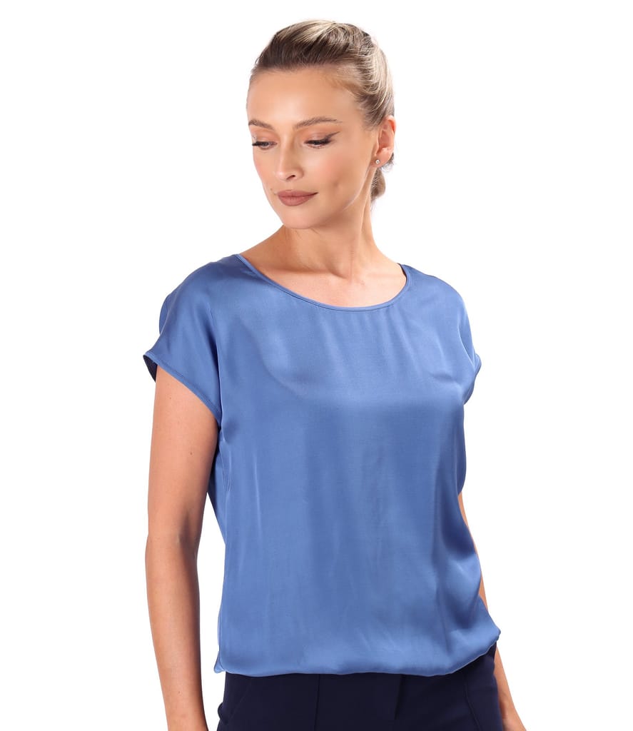 Bluza eleganta lejera din viscoza satinata
