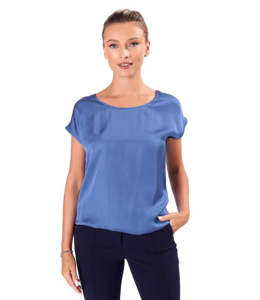 Bluza eleganta lejera din viscoza satinata