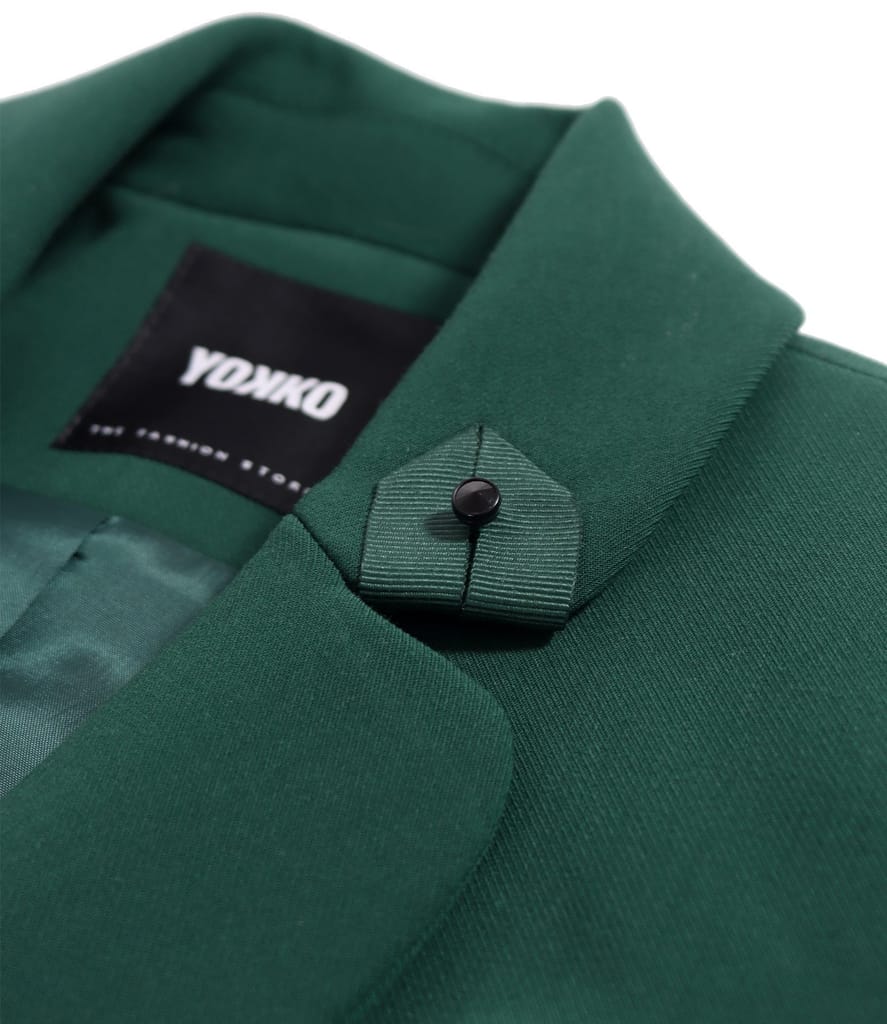 Sacou office din stofa elastica cu viscoza si tencel