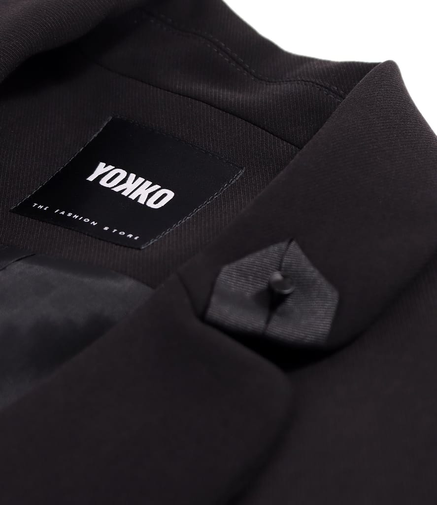 Sacou office din stofa elastica cu viscoza si tencel