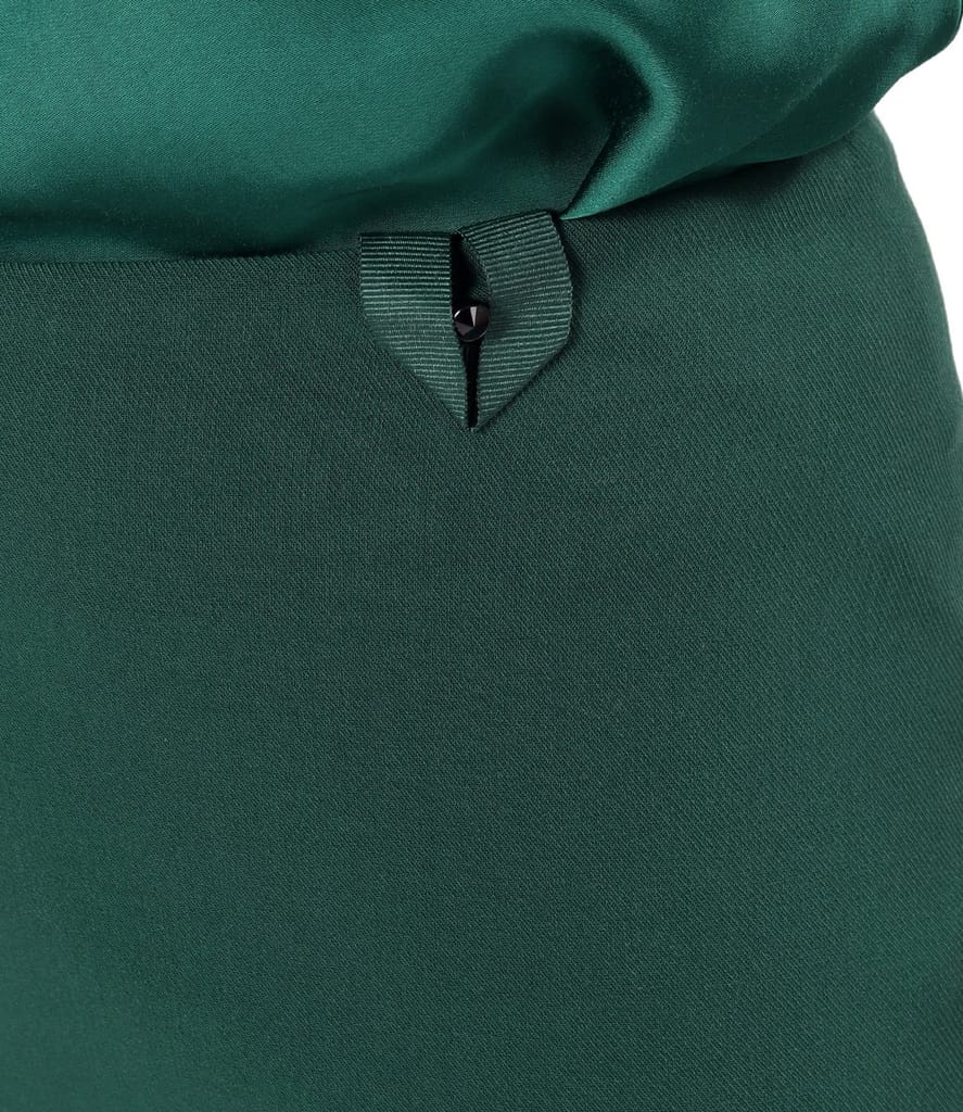 Fusta office din stofa elastica cu viscoza si tencel
