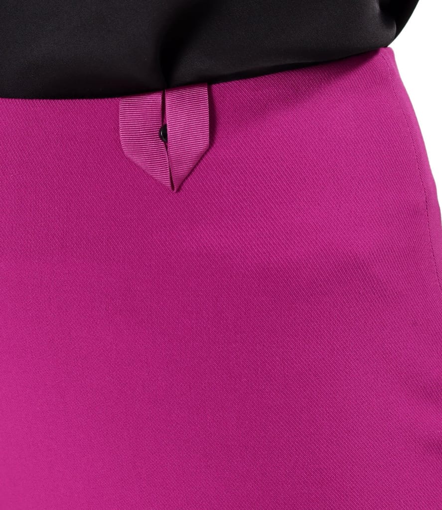 Fusta office din stofa elastica cu viscoza si tencel