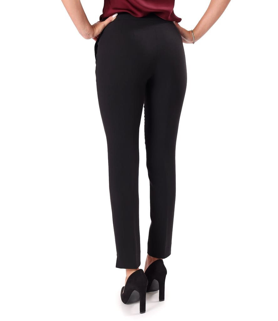 Pantaloni pana din stofa elastica cu viscoza si tencel