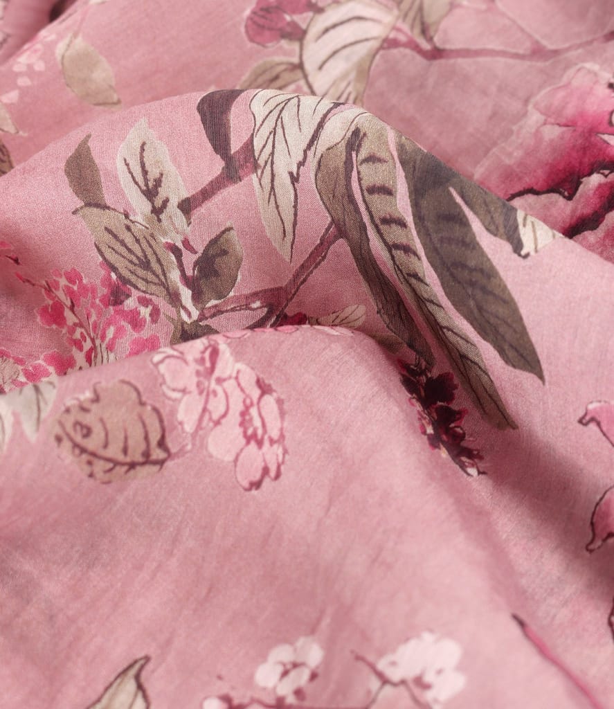Bluza eleganta din Tencel imprimat cu motive florale