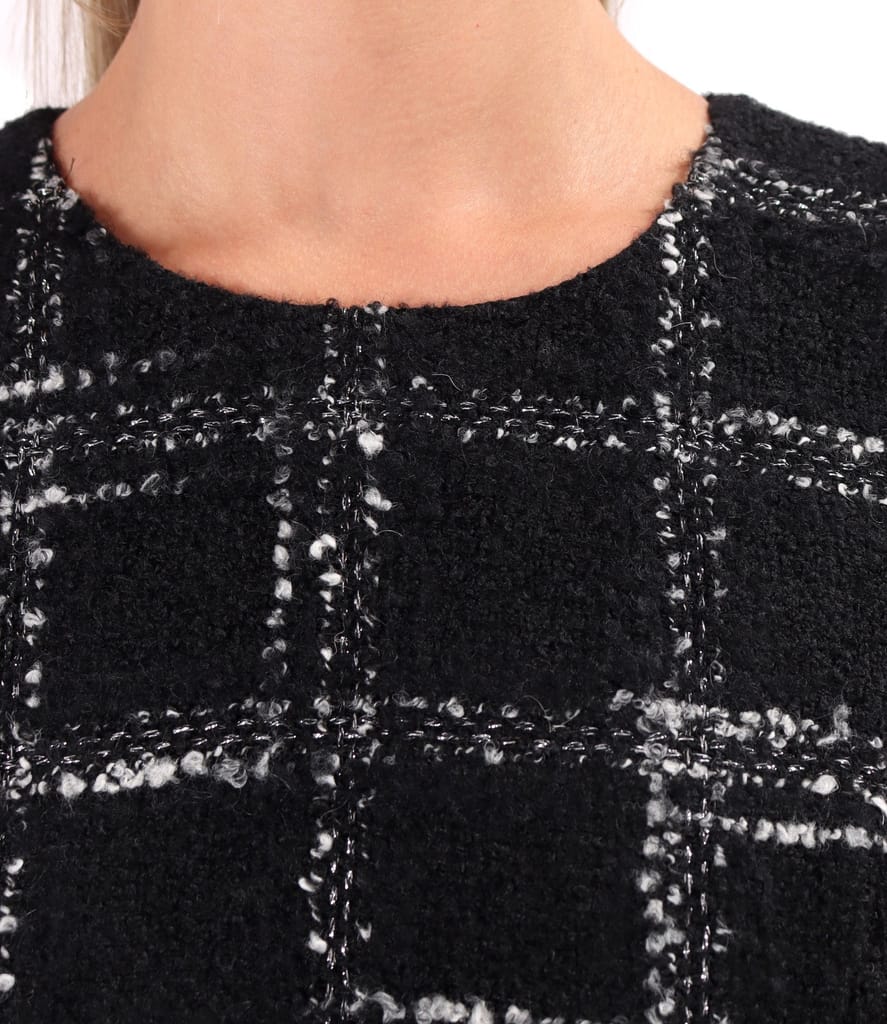 Rochie eleganta din bucle cu bumbac si lana