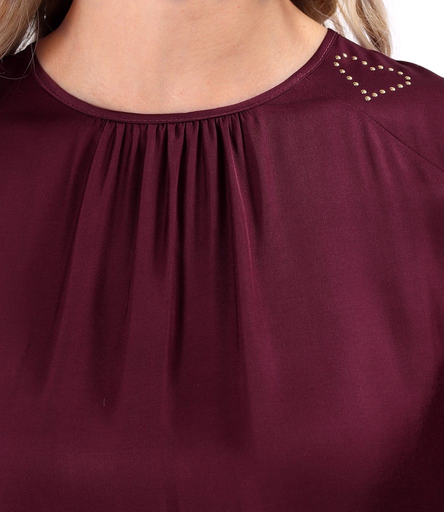 Bluza lejera din saten de viscoza
