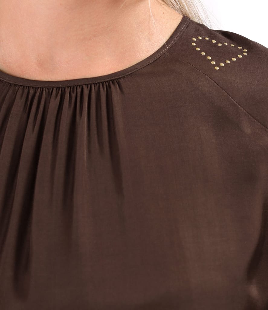 Bluza lejera din saten de viscoza