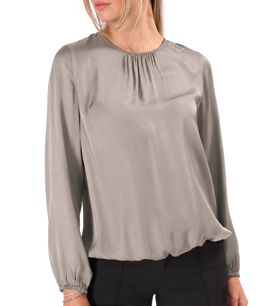 Bluza lejera din saten de viscoza