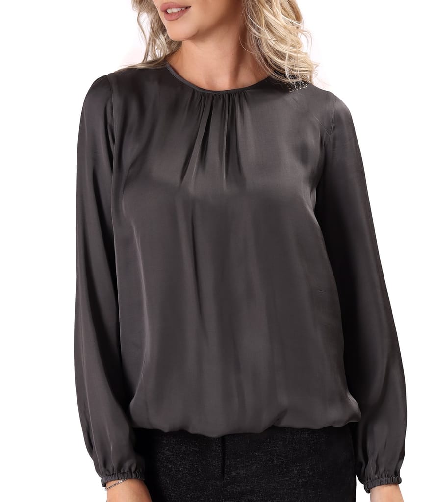 Bluza lejera din saten de viscoza